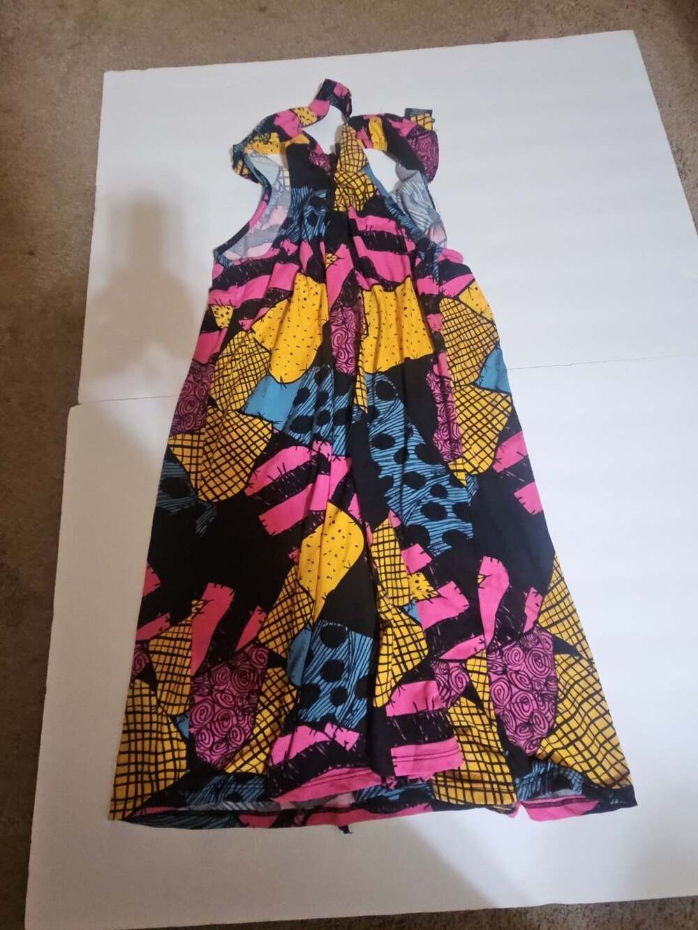Disney The Nightmare Before Christmas Sally Patchwork Dress Size L